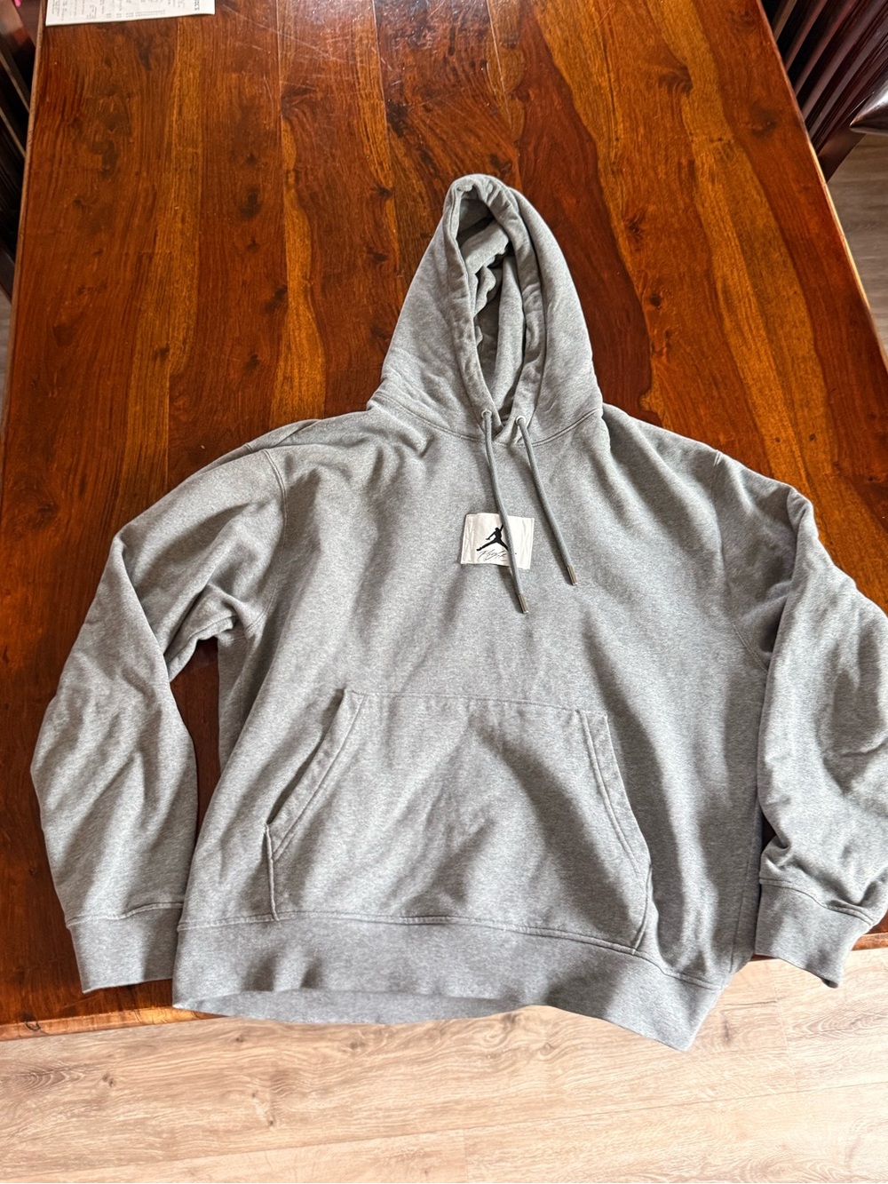Jordan flight hoodie Adult medium grey